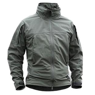 执政官秋冬软壳户外冲锋衣男军迷战术夹克防风防水弹力多功能外套