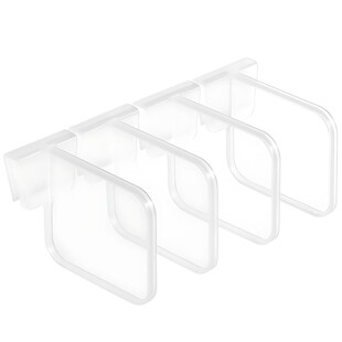 冰箱分隔夹侧门分隔板隔断分格神器可调节小卡扣抽屉收纳万能分割