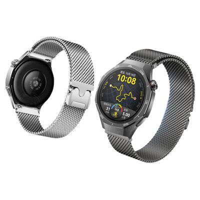 适用华为GT6手表watch5表带watchgt5降落伞6pro卡扣米兰磁吸腕表带GT4运动GT3智能gtrunner2男4pro夏季金属