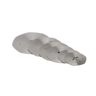 乐江电剪刀配件70A 100 110A 125型圆刀裁剪机锋钢正品乐江刀片