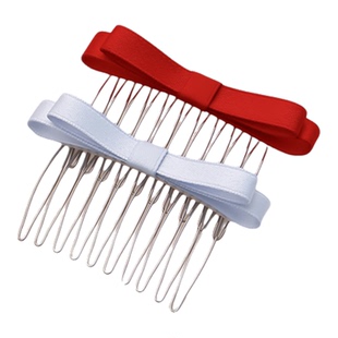 蓬松公主头倒插梳蝴蝶结发夹高颅顶发梳女2026新款侧边夹时尚洋气