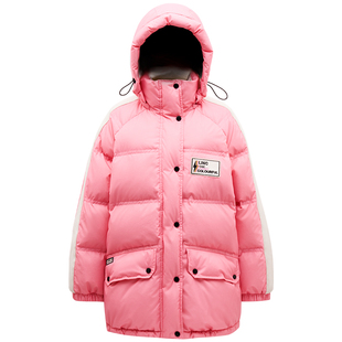 【明星同款】LINC金羽杰中长款羽绒服女款冬季防雨雪羽绒服3190Y