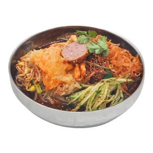 佳木斯拌面金山三姐妹新鲜宇花春花星星春花拌面东北冷面东北特产