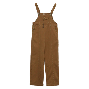 it'real瑞尔春季新款复古阔腿显瘦背带连体长裤女装