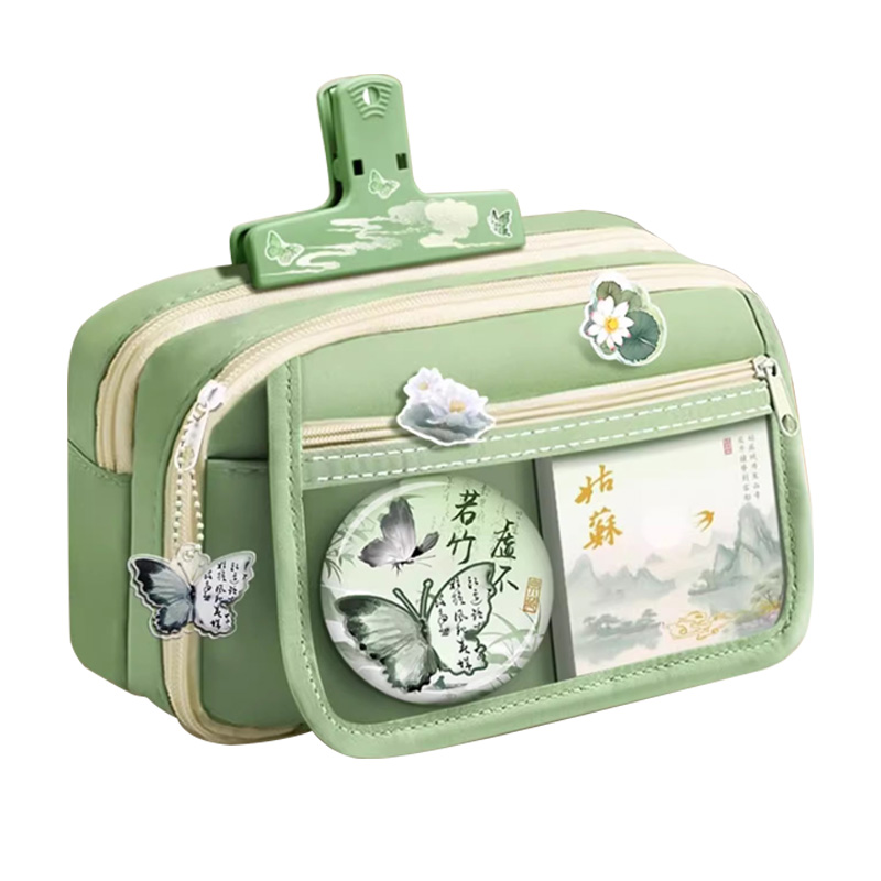 小学生笔袋国风大容量女生2025新款高颜值文具盒初中男孩网红玩具