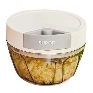 苏泊尔蒜泥器手动多功能拉蒜器切菜器厨房家用料理机蒜蓉器捣蒜器