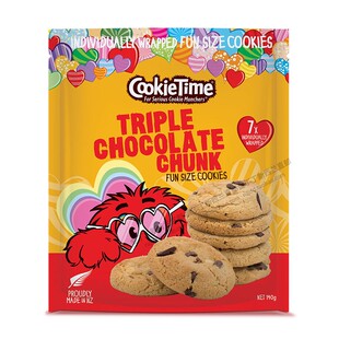 新西兰直邮cookie time曲奇饼干巧克力零食大包装时光原装进口