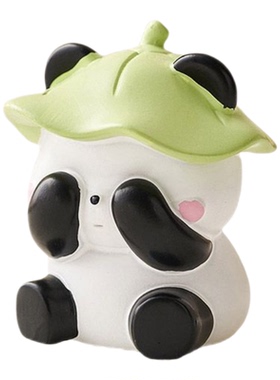 熊猫不听不看不说摆件可爱治愈工位办公室桌面情绪稳定神器小礼物