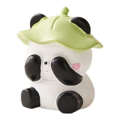 熊猫不听不看不说摆件可爱治愈工位办公室桌面情绪稳定神器小礼物