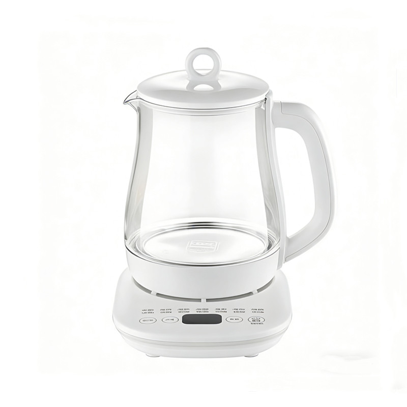 美的养生壶800W小型家用办公室烧水炖煮一体玻璃煮茶电热水壶