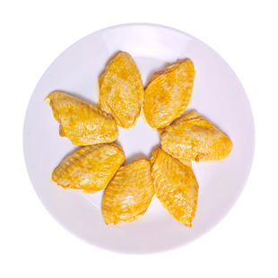 盟旺咖喱翅中泰式风味腌制鸡翅中冷冻烤翅调理鸡翅商用半成品1kg