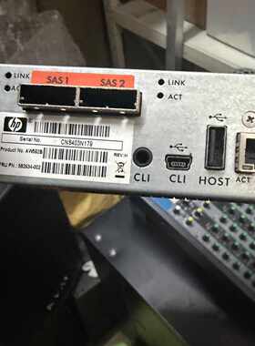 HP P2000 G3存储控制器，型号AW592B 5829议价
