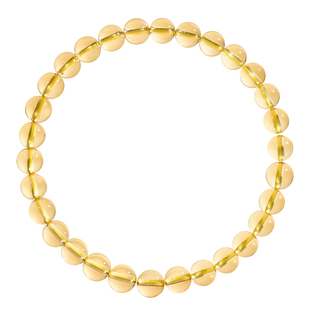 庆祥泰黄水晶手串招财转运水晶手链女款天然官方正品旗舰店送礼物