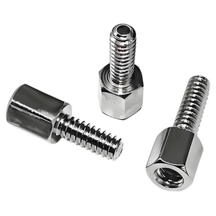 镀镍英制铜柱4-40六角柱螺丝固定VGA显卡RS232接口DB9/25串口螺丝