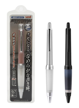 日本三菱软握低重心金属杆中油笔