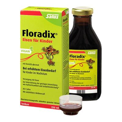 欧洲直邮Floradix铁元儿童口服液250ml补钙补血补铁补气血健康