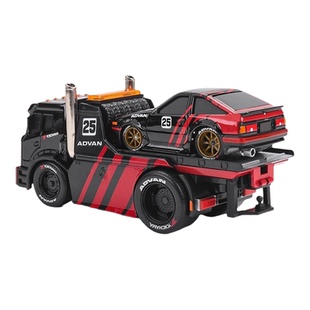 美驰图（Maisto）合金汽车模型肌肉运输车1:64拖车仿真模型摆件男