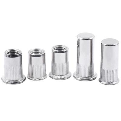 包邮304不锈钢加长平头条纹螺母