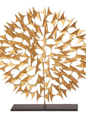 无限元宇宙光芒万丈金属抽象雕塑