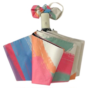 雨伞女晴雨两用折叠遮阳伞防晒防紫外线小巧轻便易携小清新太阳伞