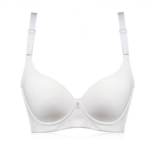 出口日本光面无痕大码文胸聚拢上托200斤胖MM薄杯性感调整内衣D杯