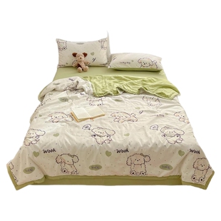 夏季夏凉被子被芯儿童空调被幼儿园夏被非纯棉全棉可机洗2025新款