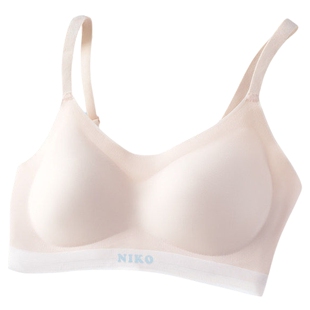 都市丽人二阶段发育期内衣小初中学生无痕文胸青春期女孩儿童背心