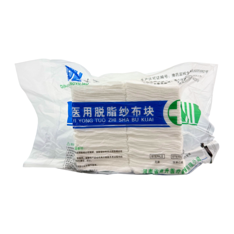 100片　高密度医用一次性无菌大包装小纱布5*7*8块脱脂消毒敷料