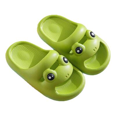 小青蛙儿童拖鞋夏季卡通可爱EVA软底踩屎感男女童宝宝凉拖鞋外穿