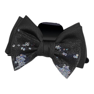 皇家莎莎网纱蝴蝶结发抓半扎发盘发马尾束发抓夹日常百搭发夹头饰