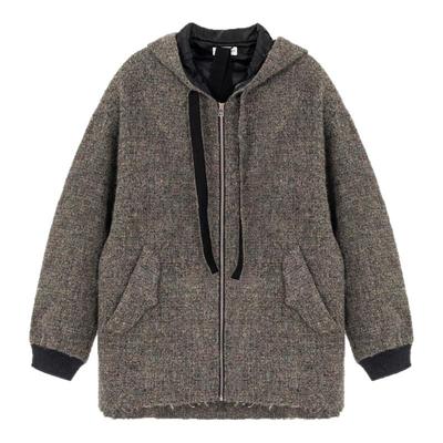 SHORT SENTENCE/短句女士上衣休闲连帽外套银泰百货301574