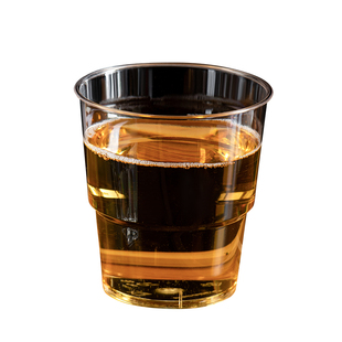 航空杯加厚一次性杯子硬质透明塑料杯太空杯家用茶水杯水晶太空杯