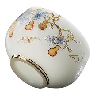 茶杯主人杯高档个人专用陶瓷茶具高端女士男士聚财景德镇喝茶杯子