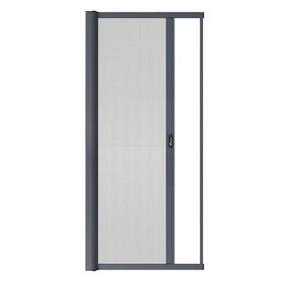 隐形纱窗伸缩推拉式免打孔左右拉通风防蚊门卷轴式阳台推拉门定制