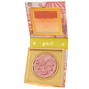 Girlcult腮红黑福娃糕哑光构奇游园心焦血桃面部多用膏蟠桃