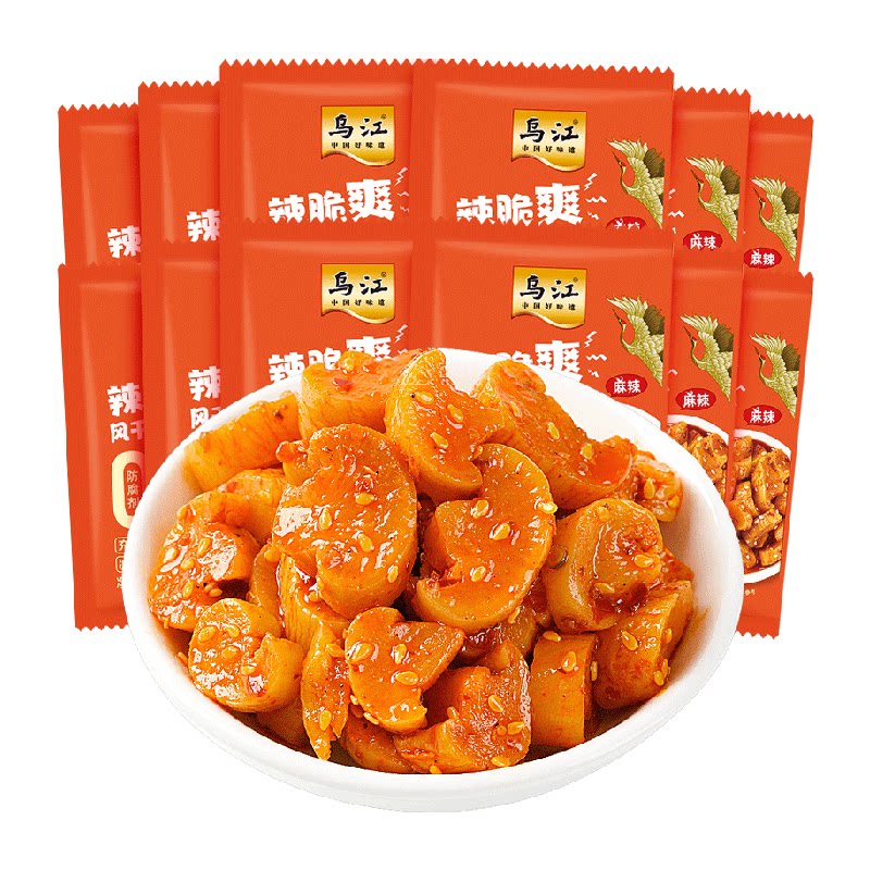 乌江麻辣脆爽风干萝卜干佐餐配粥爽辣过瘾下饭泡菜咸菜