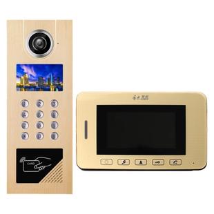 HETAI楼宇可视对讲门禁系统智能高清联网小区单元门对讲门铃门禁