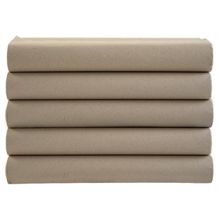 复古竹麻纸加厚毛笔字书法练习纸国画专用纸宣纸半生半熟无格毛边纸初学者练字行书草书临帖临摹半生熟四尺