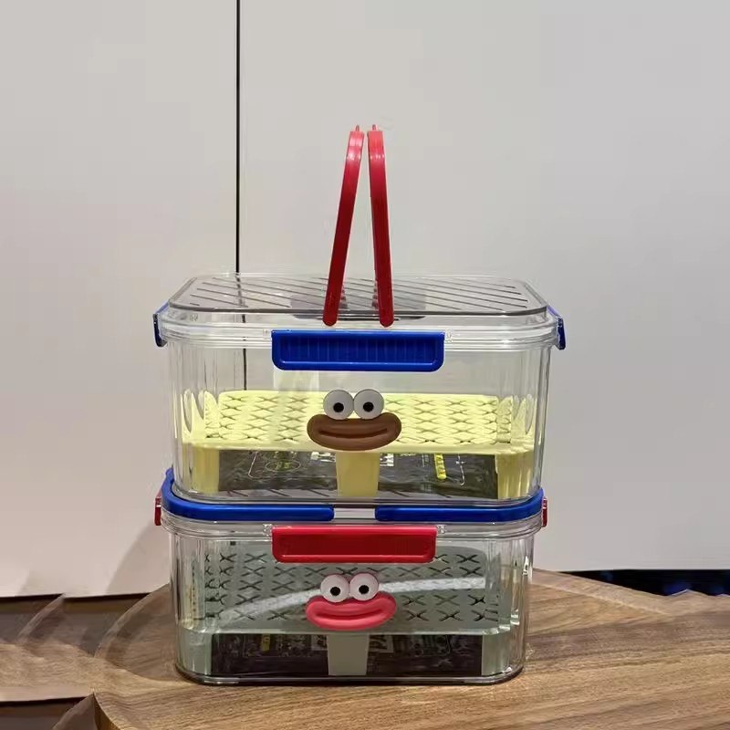 养龟苗盒子乌龟饲养缸育苗盆粪便分离可手提便携式乌龟发色盒创意