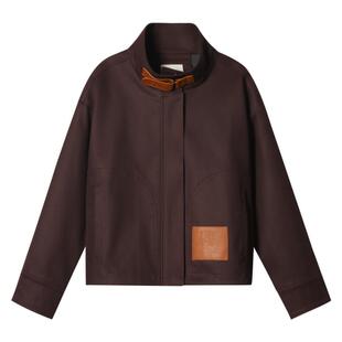 PSALTER诗篇宽松落肩立领皮扣绑带夹克外套风衣秋款