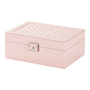 晶小姐高档闺蜜老婆女友首饰盒收纳高档精致生日礼物饰品收纳盒子