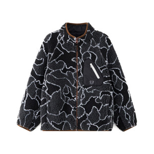 漫画家【岩画羊羔毛】儿童外套25秋冬男女童防风保暖羊羔毛外套