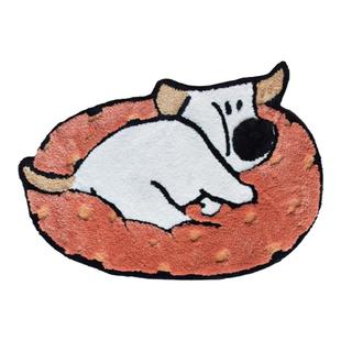 WOOMOJIx大绵羊BOBO艺术家地毯我是你的小狗客厅卧室床边毯垫可爱