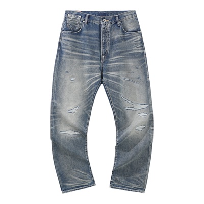 蓝布屋新疆长绒棉赤耳牛仔裤