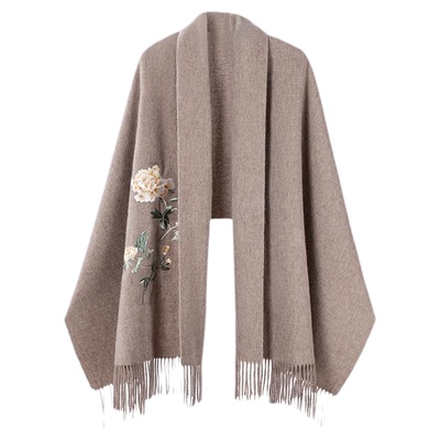 保暖羊绒围巾女冬季新款