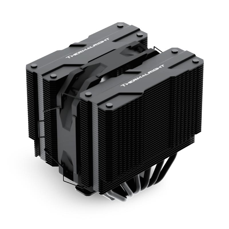 利民Thermalright PA120 MINI BLACK风冷135mm双塔6热管CPU散热器