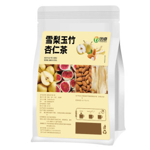 润肺六物饮沙参玉竹无花果生津水清养喉护嗓泡水饮品秋季养生茶