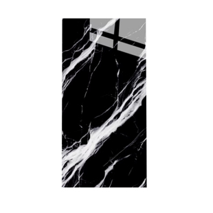 广东佛山瓷砖900x1800大板砖黑色奢石地砖黑金大理石黑白根黑金花