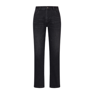 POLOWALK男士牛仔裤2025秋冬裤新品复古百搭直筒牛仔裤男装长裤子