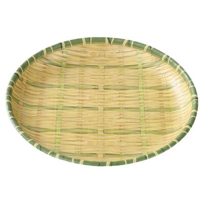 仿竹编圆盘火锅配菜小吃盘凉菜盘